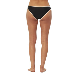 Sisstrevolution Solid Toris Everyday Bikini Bottom in Black - BoardCo
