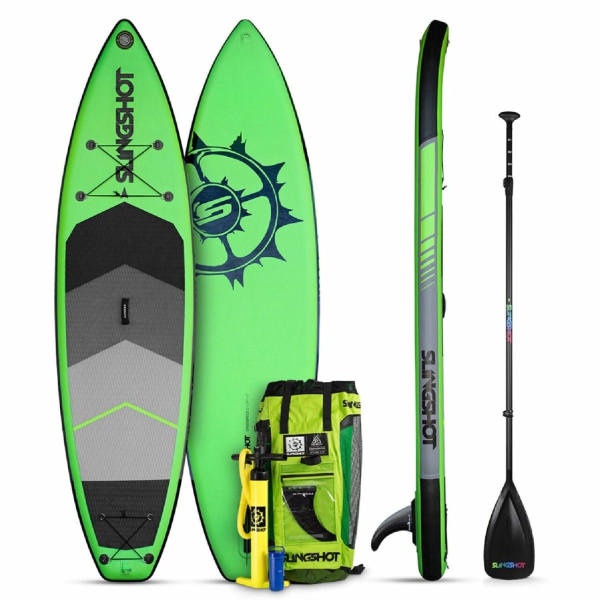 Slingshot Crossbreed Airtech 11' SUP Package Green - BoardCo