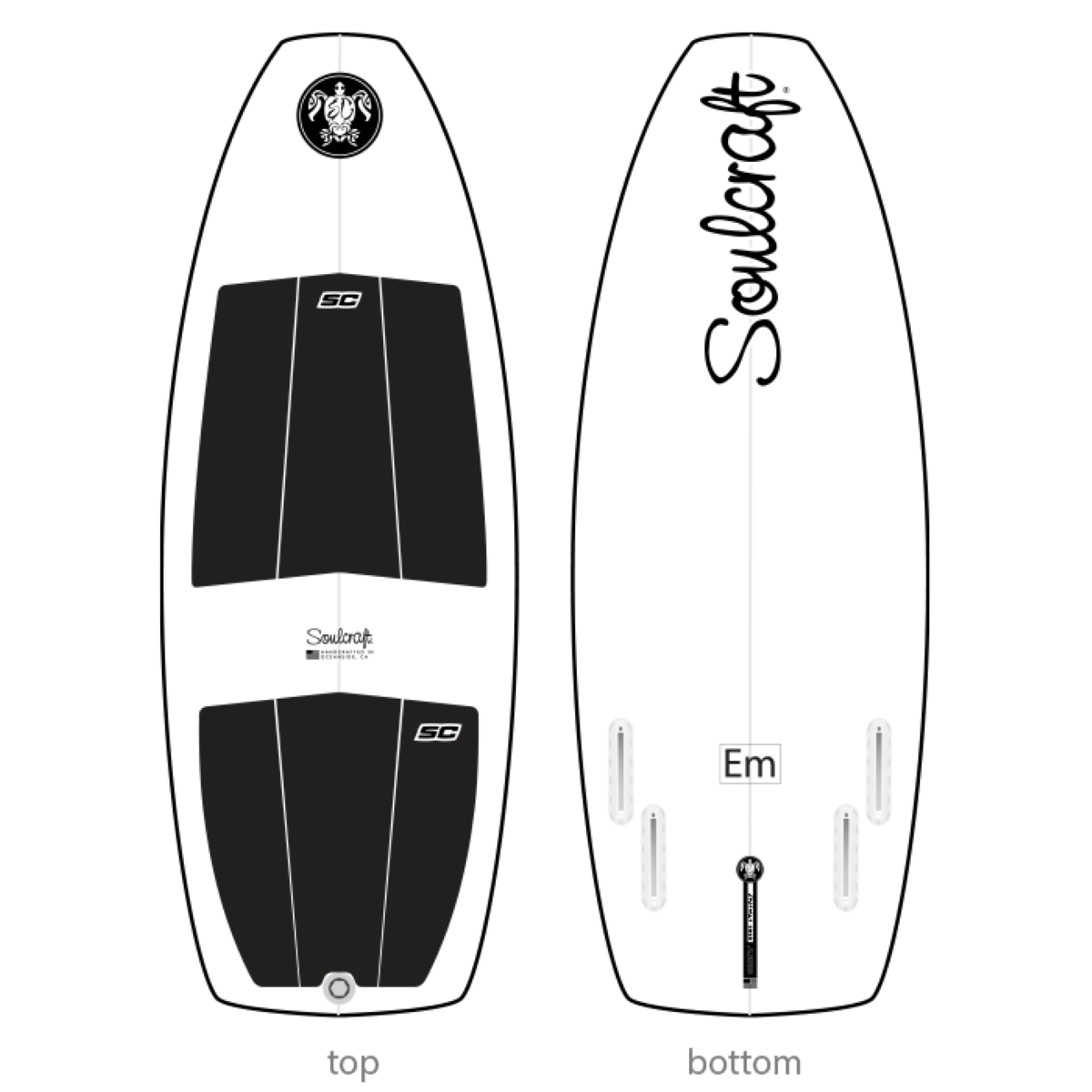 Soulcraft EM A-Series Wakesurf Board 2022 - BoardCo