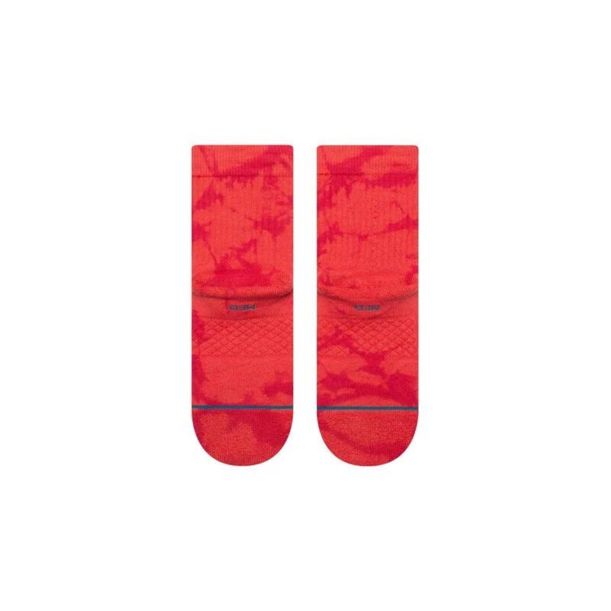 Stance Dye Namic Quarter Socks in Red - BoardCo