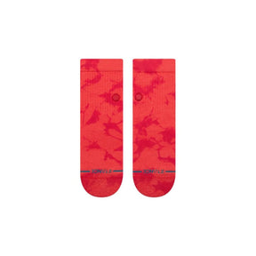 Stance Dye Namic Quarter Socks in Red - BoardCo