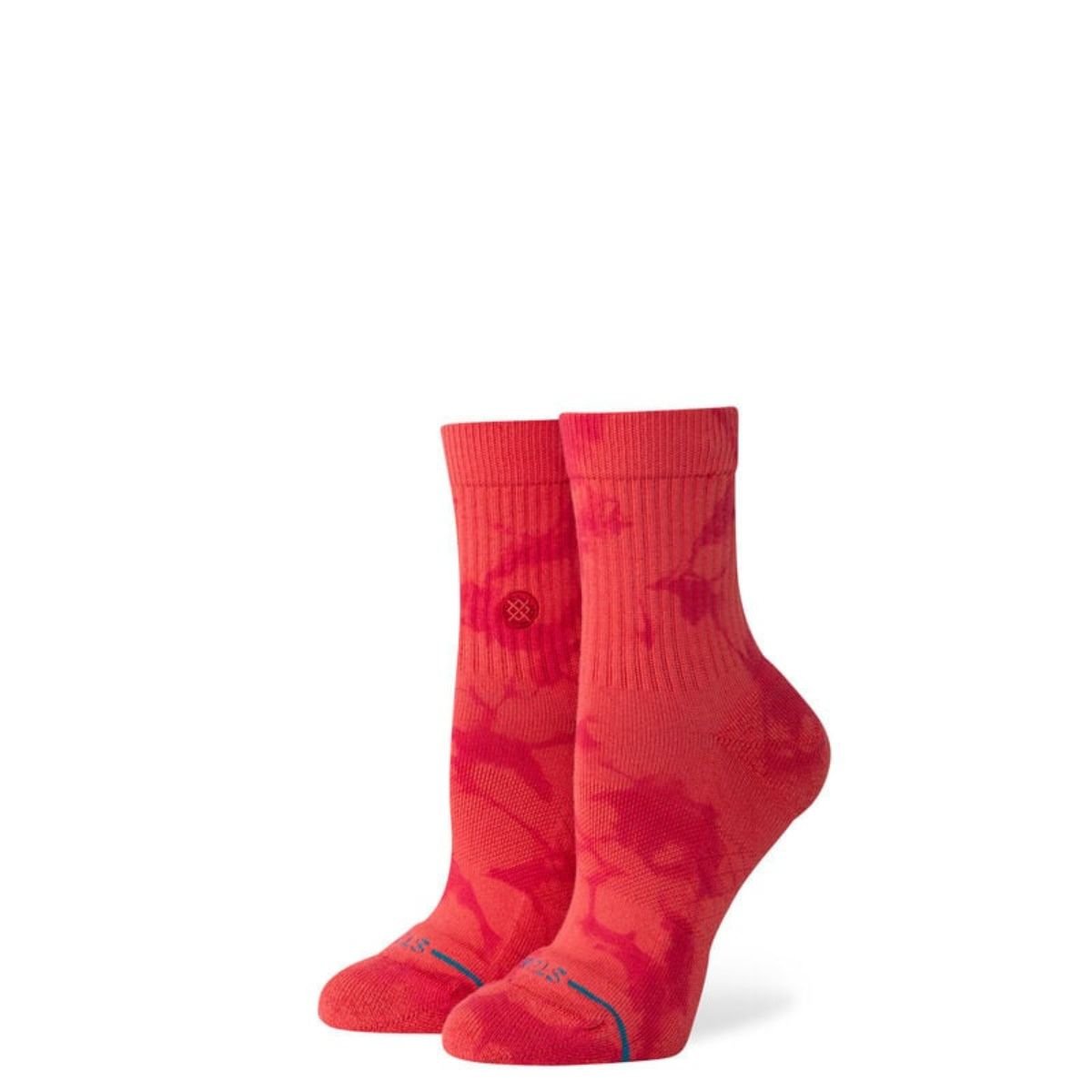 Stance Dye Namic Quarter Socks in Red - BoardCo