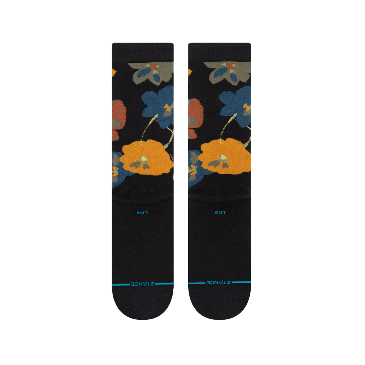 Stance First Bloom Socks in Black - BoardCo