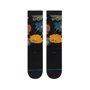 Stance First Bloom Socks in Black - BoardCo