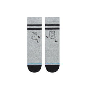 Stance Good Times Kids Socks in Heather Grey - BoardCo