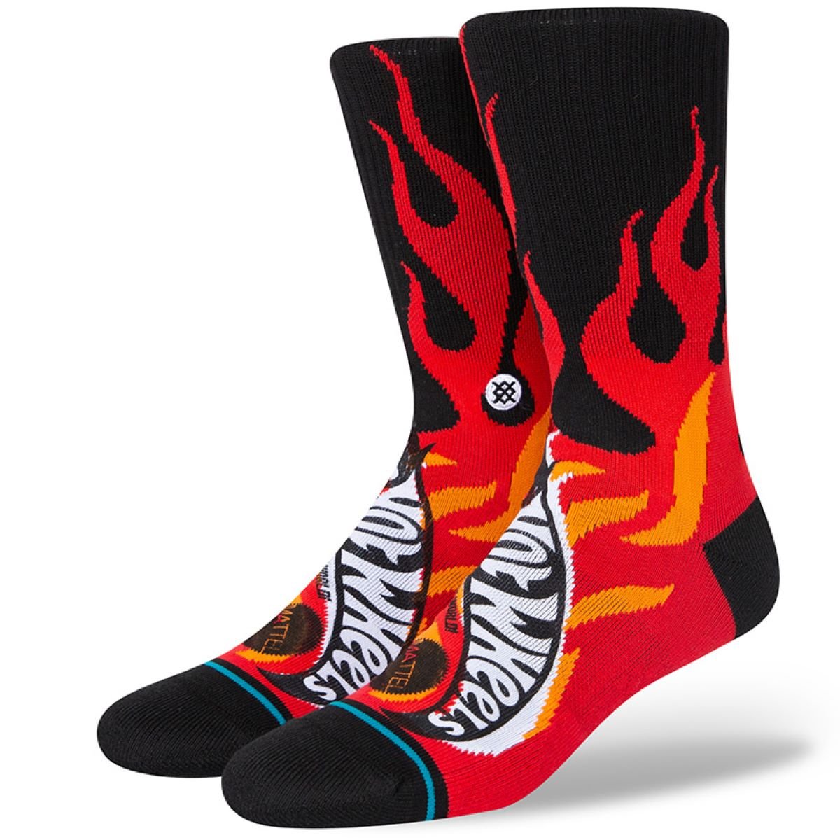 Stance Hot Licks Socks In Black - BoardCo