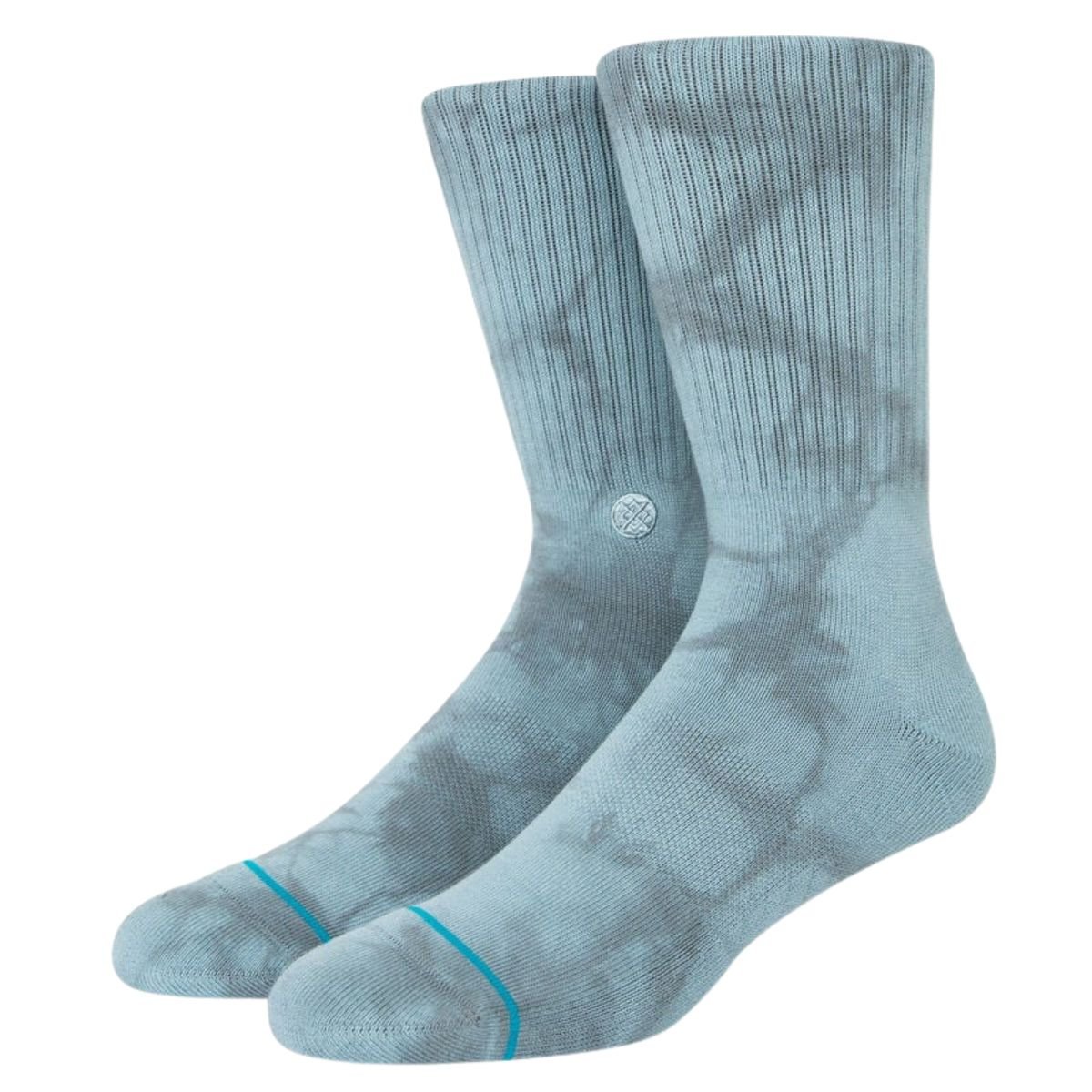 Stance Icon Dye Socks in Light Blue - BoardCo