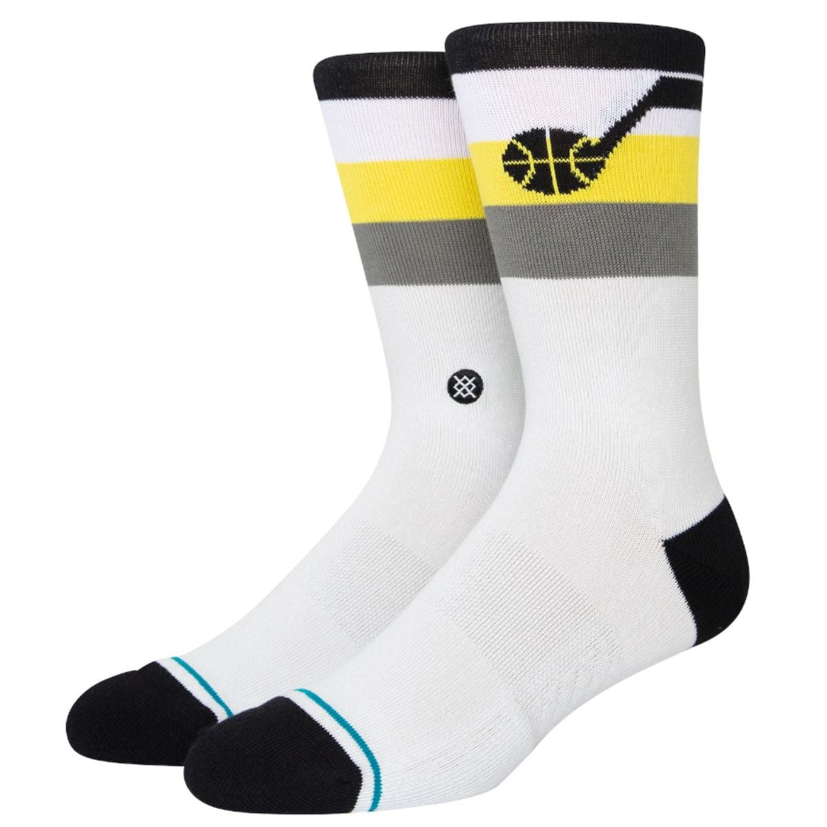 Stance Jazz ST Crew Socks in Black - BoardCo