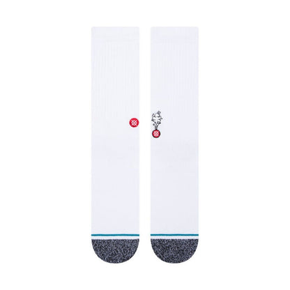 Stance Kader Sylla Socks in White - BoardCo