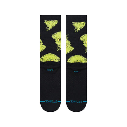 Stance Mean One Socks in Black - BoardCo