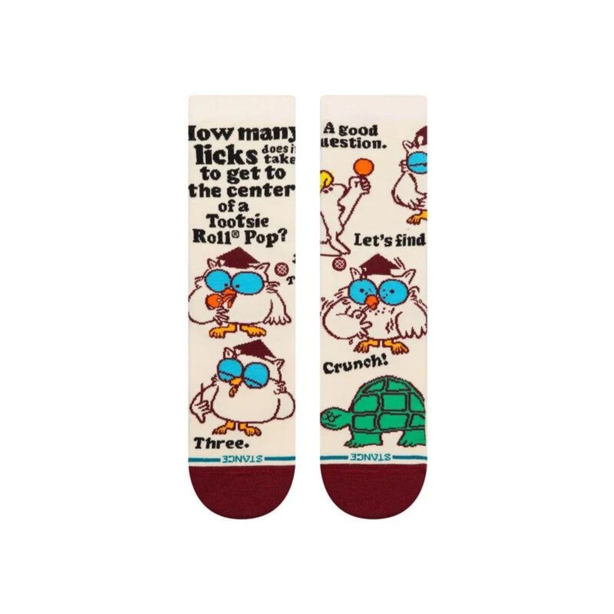 Stance Mr. Owl Kids Socks in Canvas - BoardCo