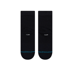 Stance NBA Logoman QTR Socks in Black - BoardCo