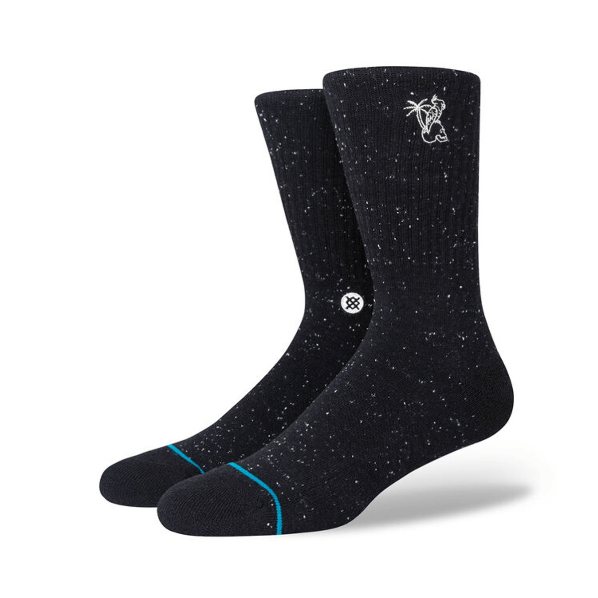 Stance Rip Summer Socks In Black - BoardCo