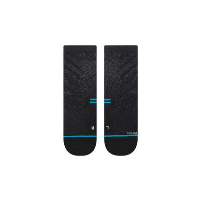 Stance Run Light Quarter Socks in Black - BoardCo
