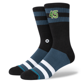 Stance Schooled Socks in Black - BoardCo