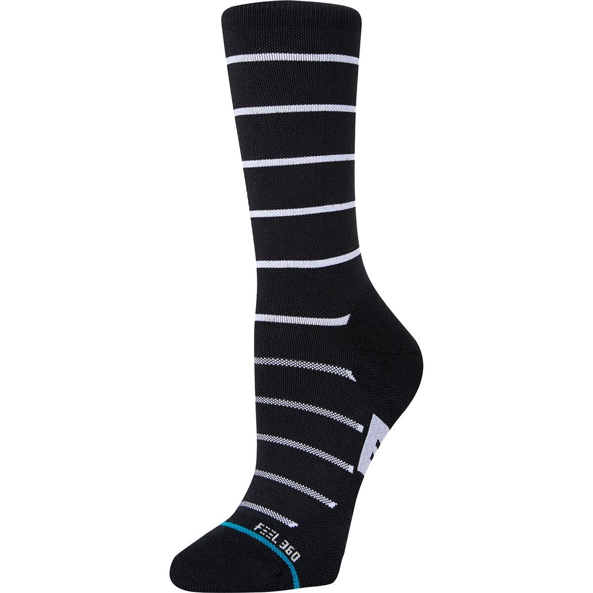 Stance Stride Stripe Socks In Black - BoardCo