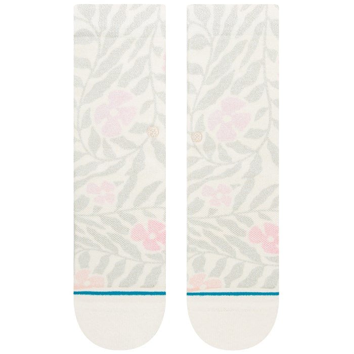 Stance Wiggles 'N' Squiggles Crew Socks in Off White - BoardCo