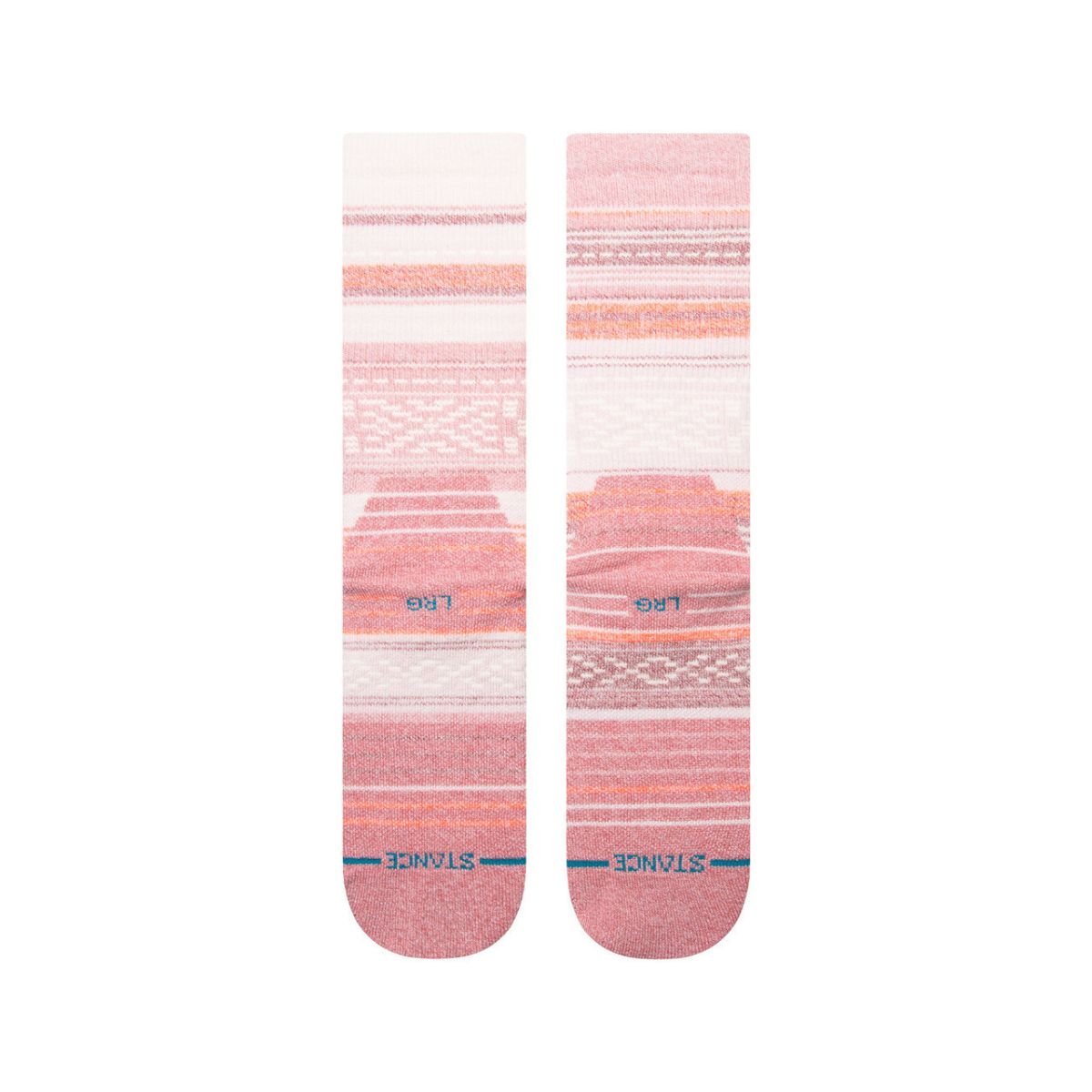 Stance Windy Peaks QTR Socks in Dusty Rose - BoardCo