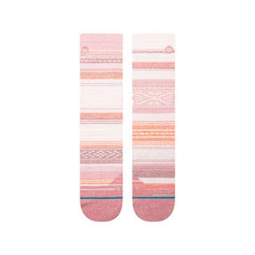 Stance Windy Peaks QTR Socks in Dusty Rose - BoardCo