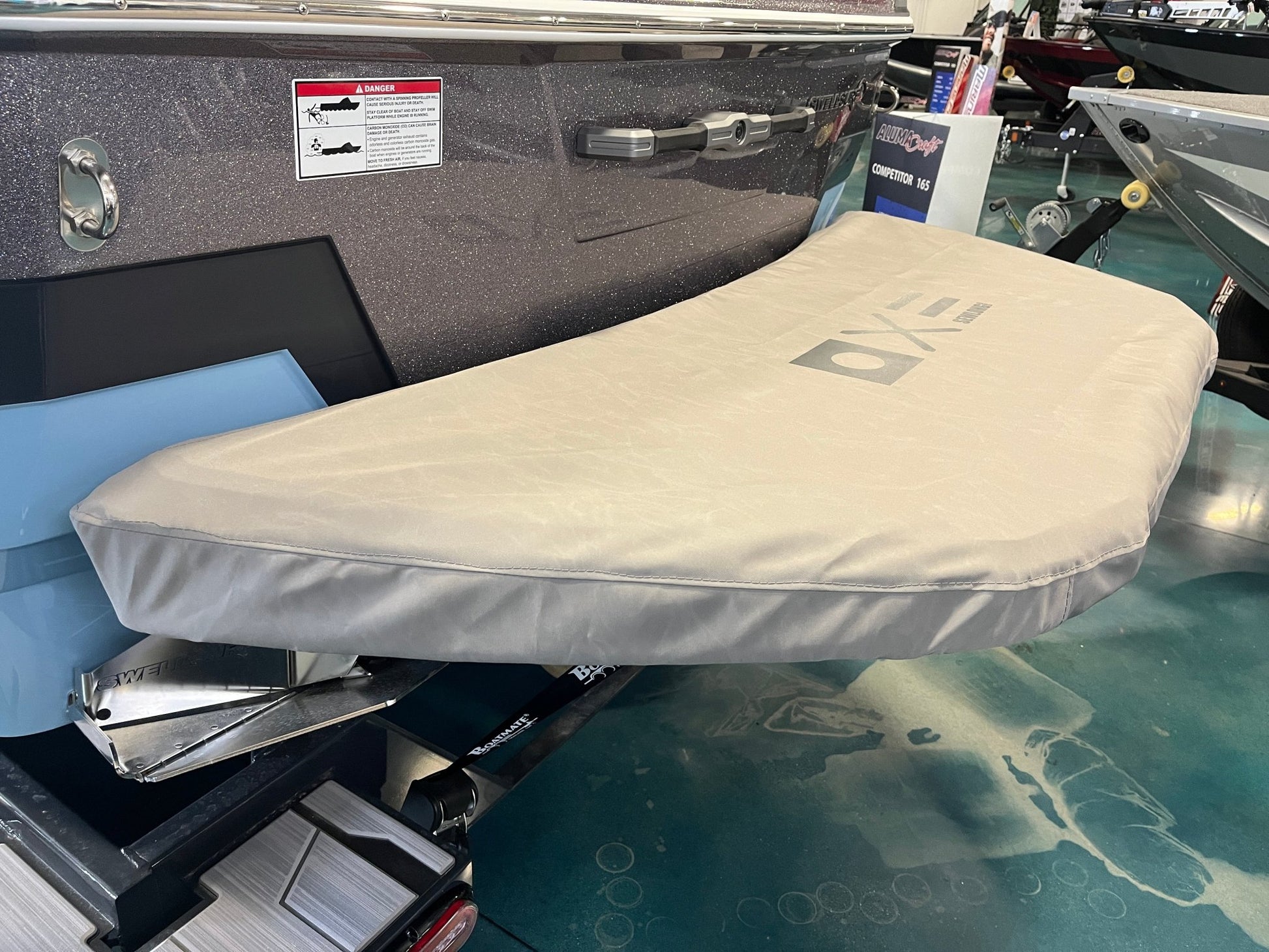 Supra Motorized Step Swim Platform Cover - BoardCo