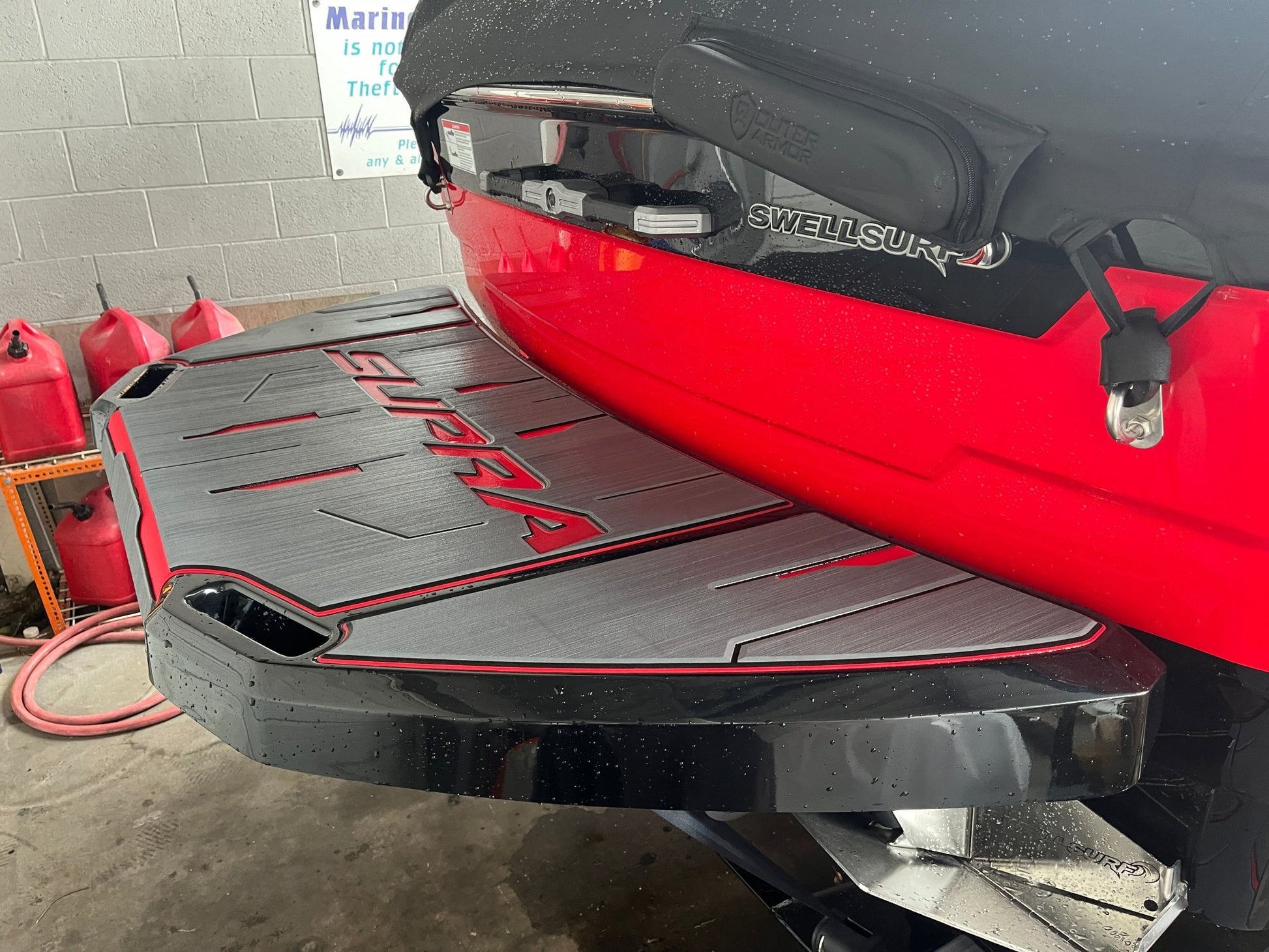 Supra Motorized Step Swim Platform Cover