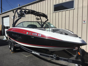 Supra Sunsport 242 Progressive With Roswell Bimini Double Up Storage Cover - BoardCo