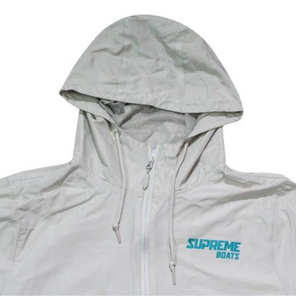 Supreme 1/4 Zip Windbreaker Pullover Graphite Smoke - BoardCo