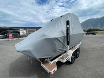 Supreme S220 with Battle and FCT Bimini Double Up Storage Cover - BoardCo