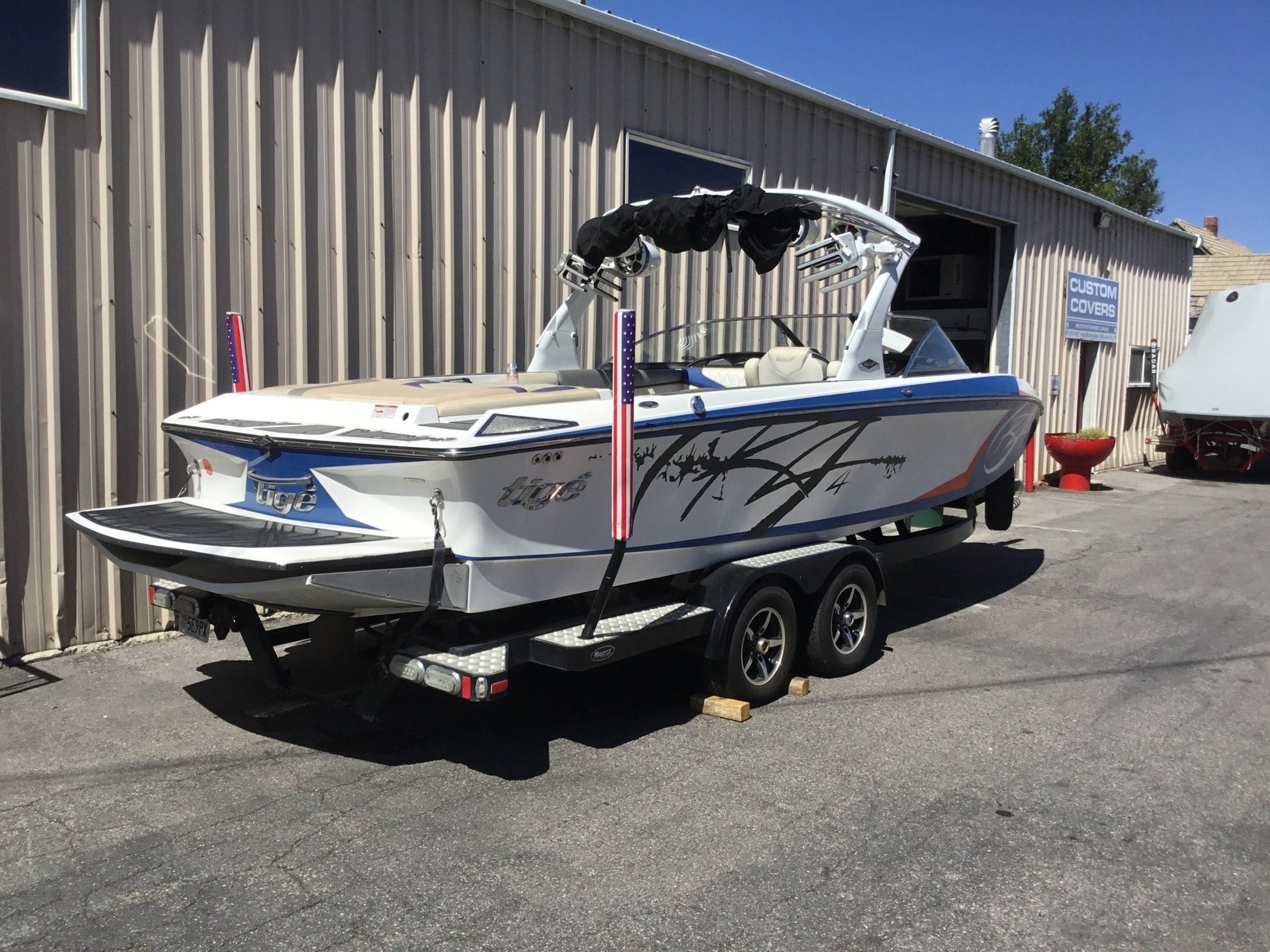 Tige RZ4 Alpha Z Factory Bimini Double Up Storage Cover - BoardCo