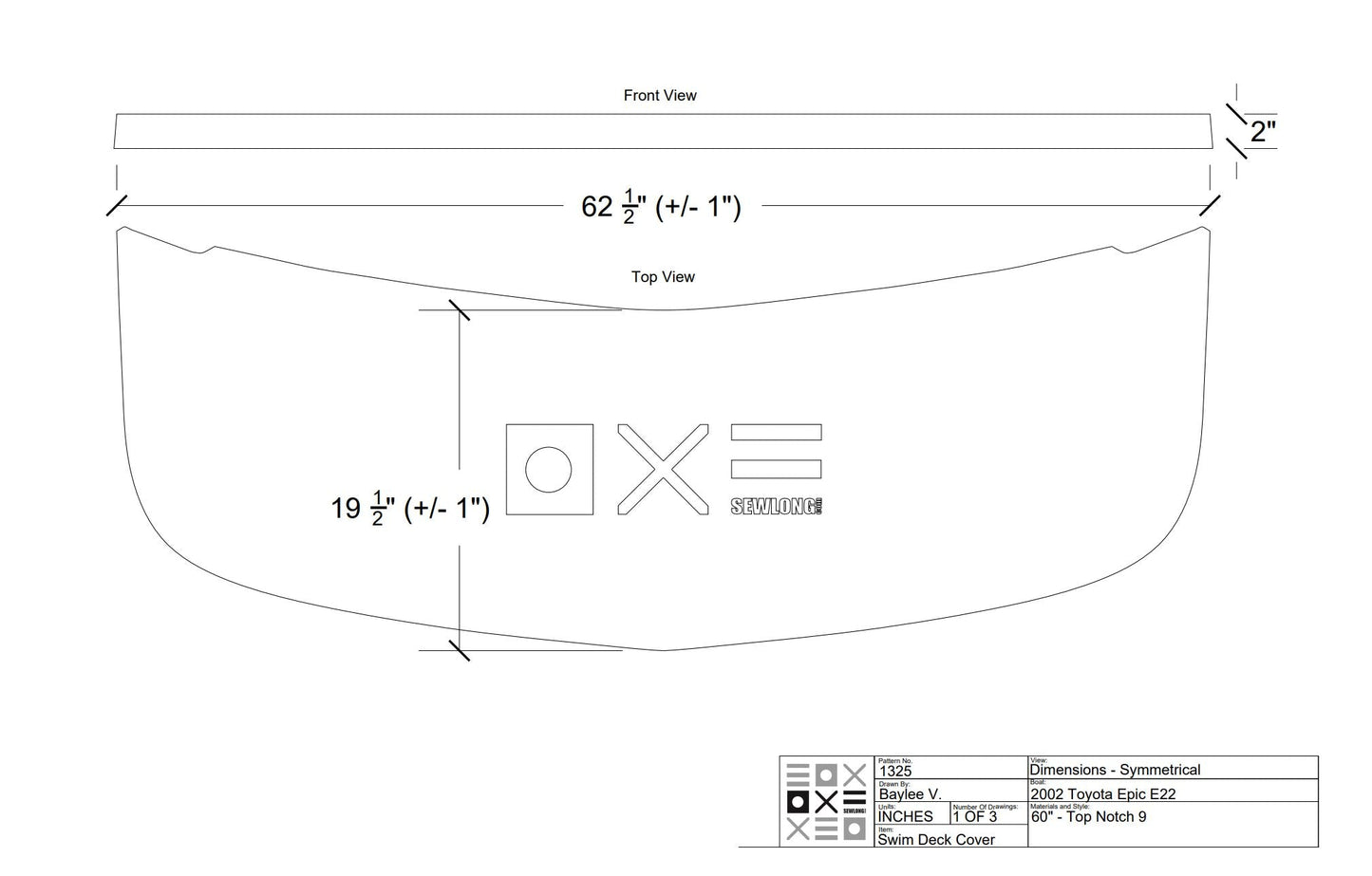 Toyota Epic Round Swim Platform Cover - BoardCo