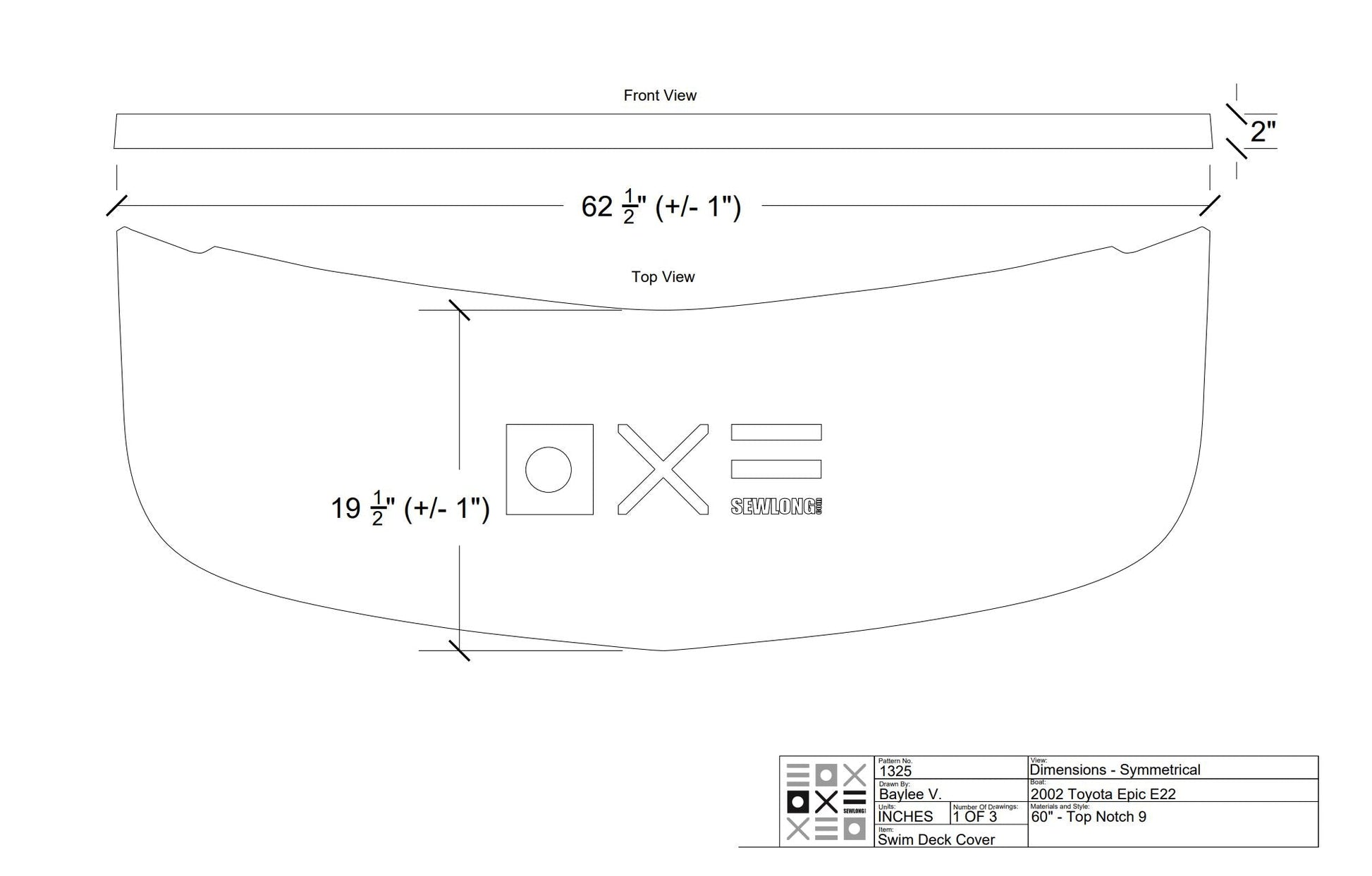 Toyota Epic Round Swim Platform Cover - BoardCo
