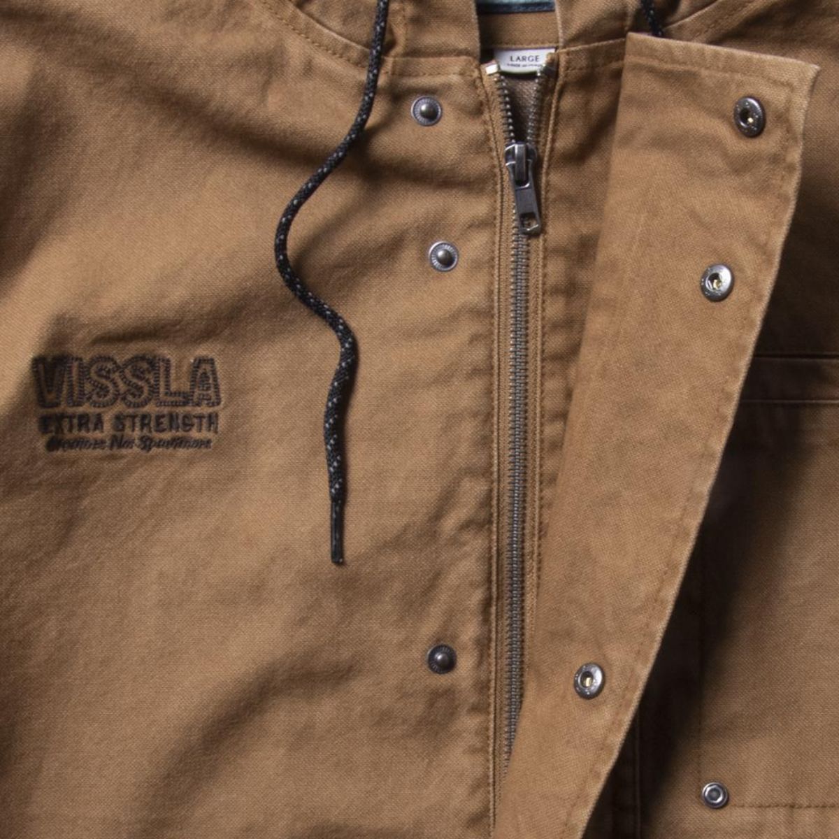 Vissla Creators Grit Jacket in Rubber - BoardCo