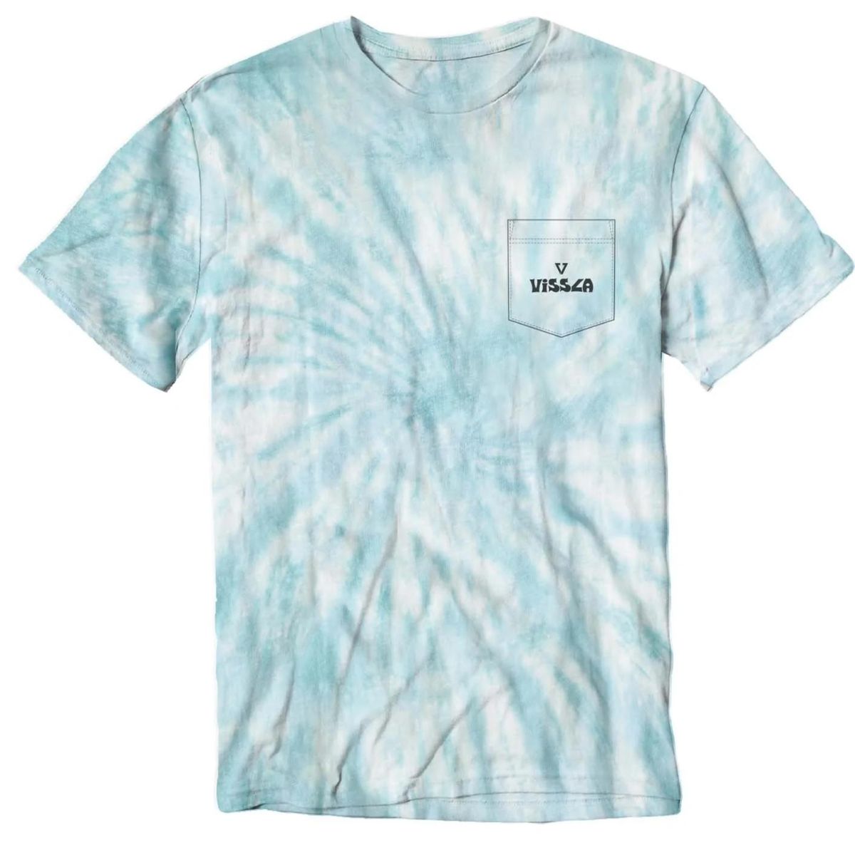 Vissla Easy Beaks Tie Dye Tee in Pacific Blue - BoardCo