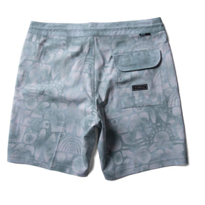 Vissla Ecology Center Glyphs 18.5" Boardshorts in Smokey Jade - BoardCo