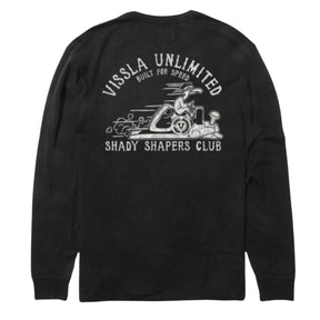 Vissla Shapers Club LS Pocket Tee in Phantom - BoardCo