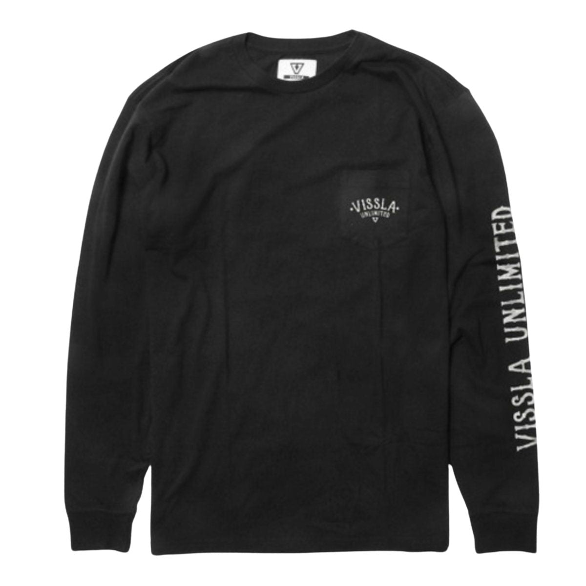 Vissla Shapers Club LS Pocket Tee in Phantom - BoardCo