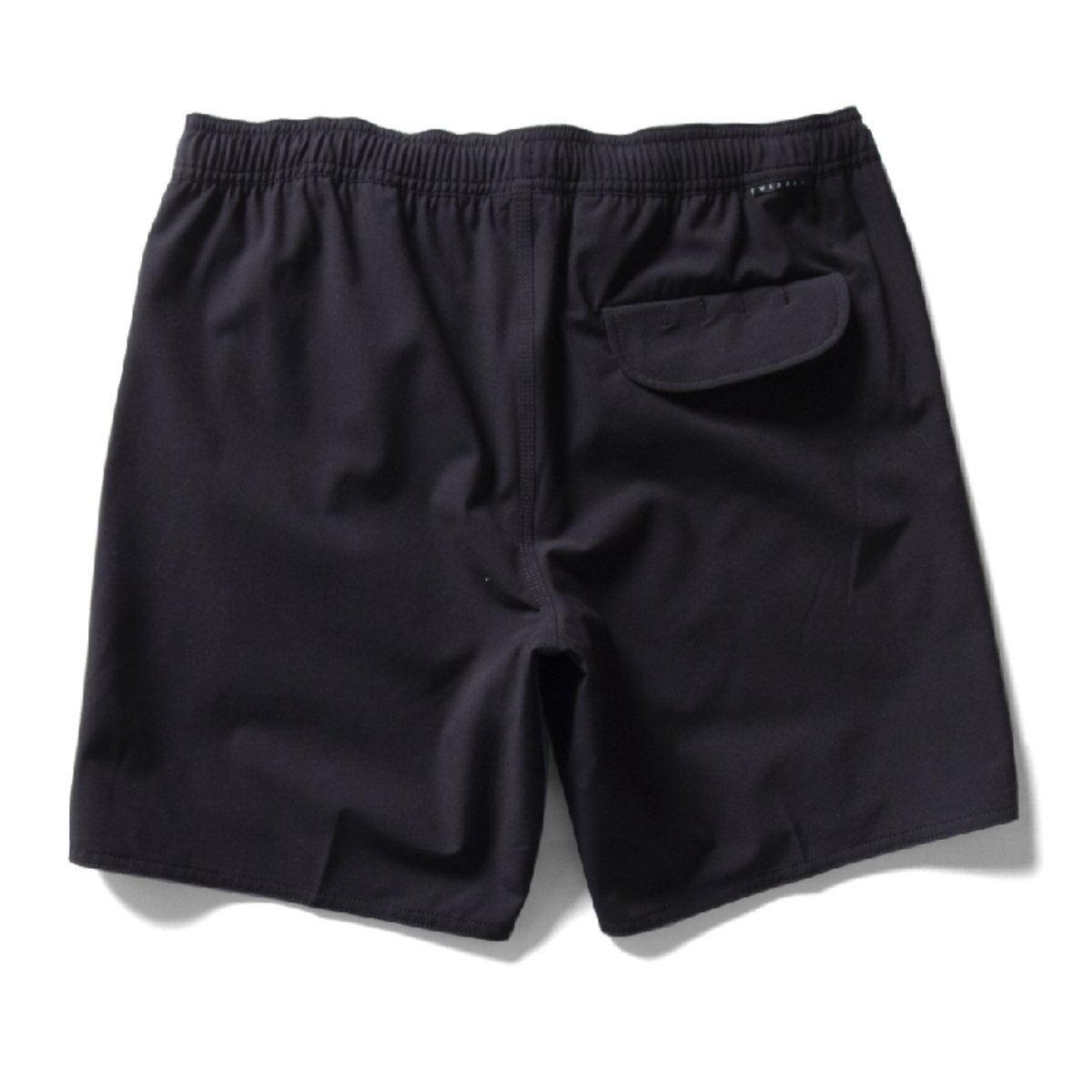 Vissla Solid Sets 16" Boys Elastic Boardshorts in Black - BoardCo