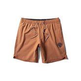 Vissla Solid Sets 16" Boys Elastic Boardshorts in Guava - BoardCo