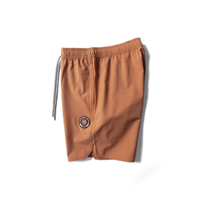 Vissla Solid Sets 16" Boys Elastic Boardshorts in Guava - BoardCo