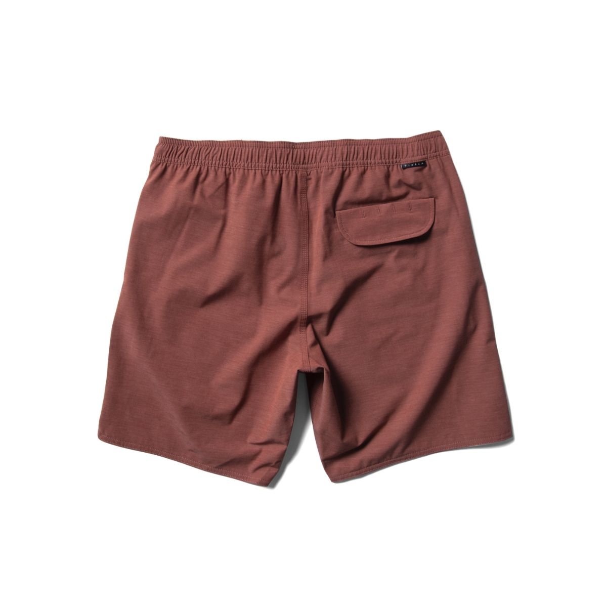 Vissla Solid Sets 17.5" Ecolastic Boardshort in Barn Red - BoardCo