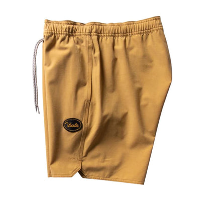 Vissla Solid Sets 17.5" Ecolastic Boardshorts in Gold Coral - BoardCo