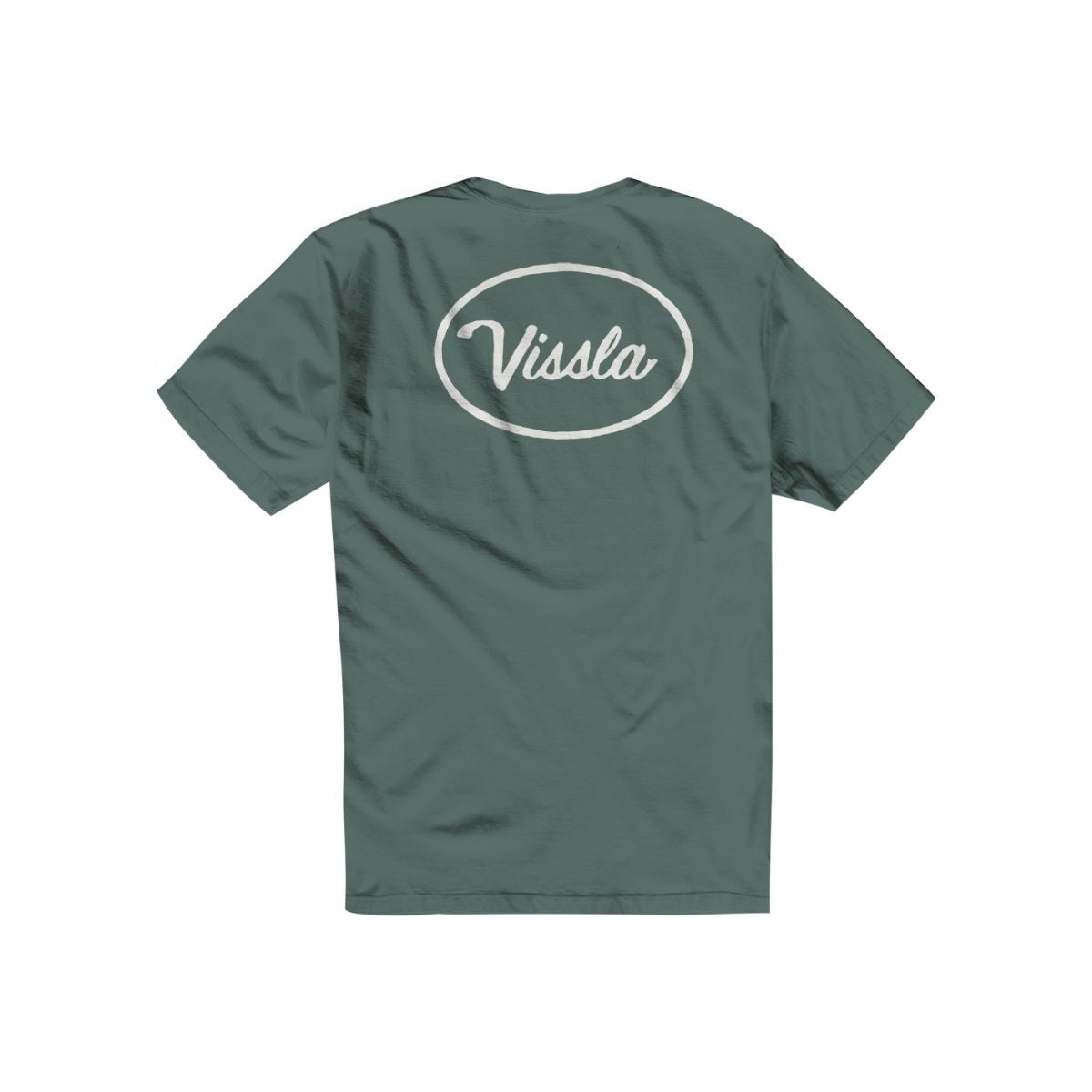 Vissla Station Premium Pocket Men's Tee in Pine - BoardCo