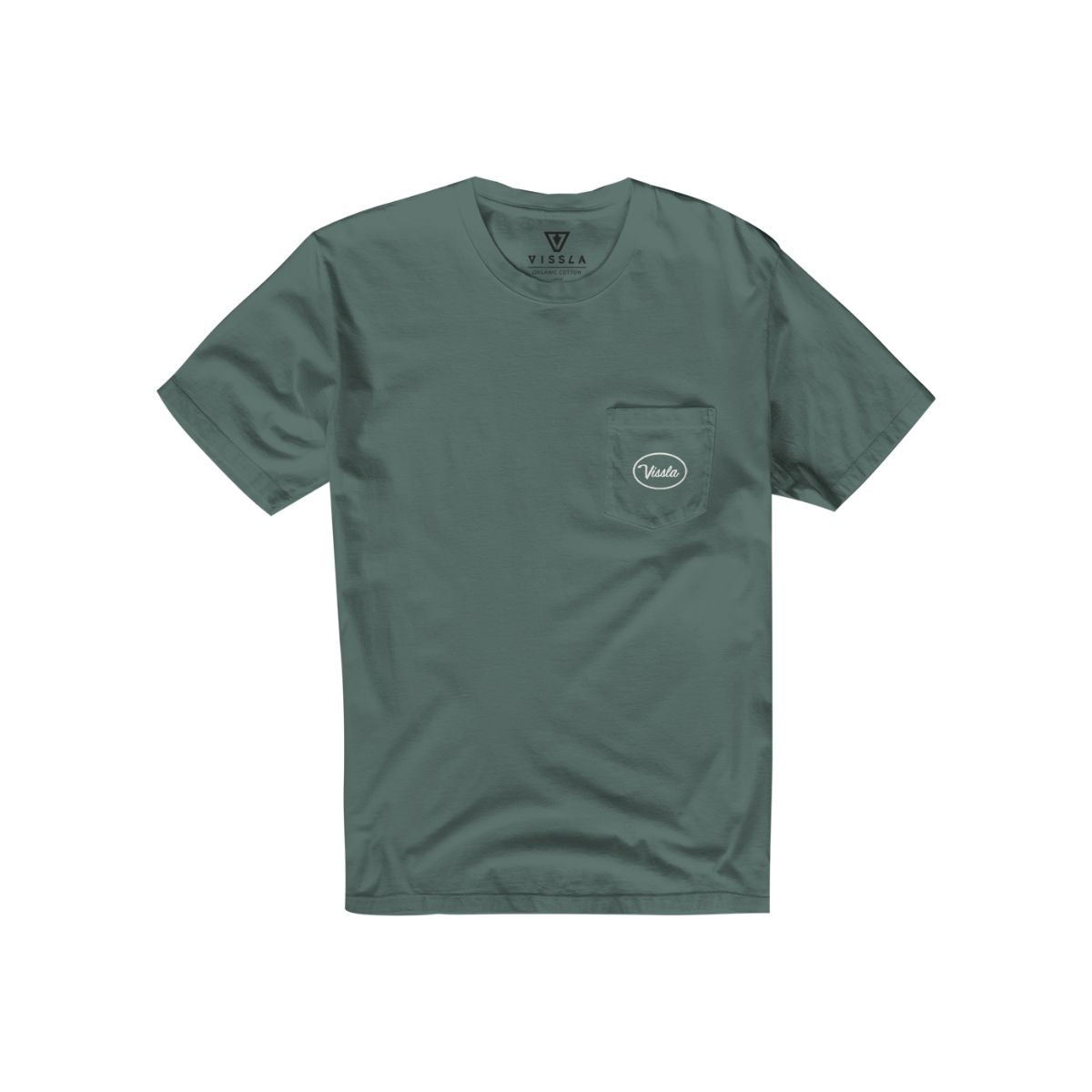 Vissla Station Premium Pocket Men's Tee in Pine - BoardCo