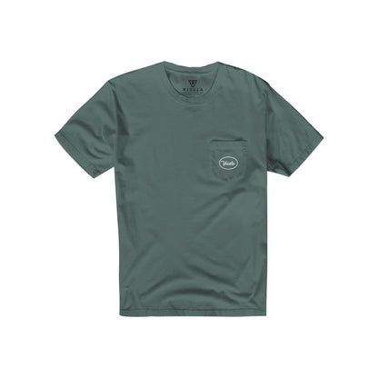 Vissla Station Premium Pocket Men's Tee in Pine - BoardCo