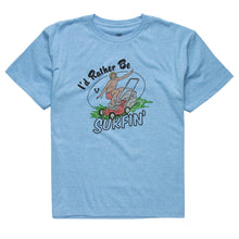 Vissla Summer Vacation Kids Tee in Light Blue Heather - BoardCo