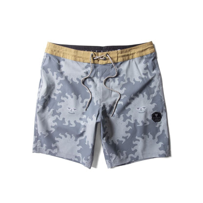 Vissla Sunburnt Shred Heads 17" Boys Boardshort in Dark Denim - BoardCo