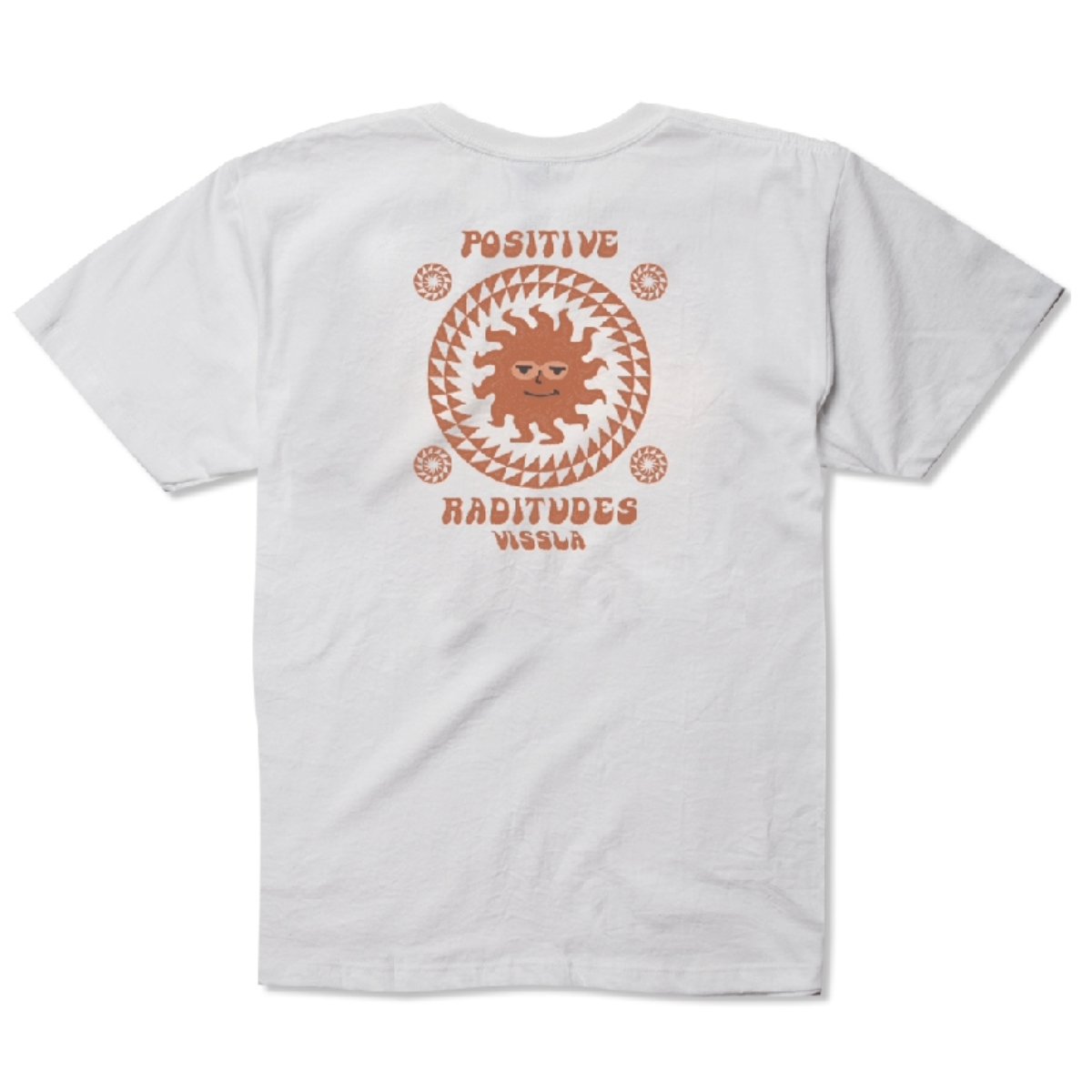 Vissla Sunburnt Shred Heads Boys Tee in White - BoardCo
