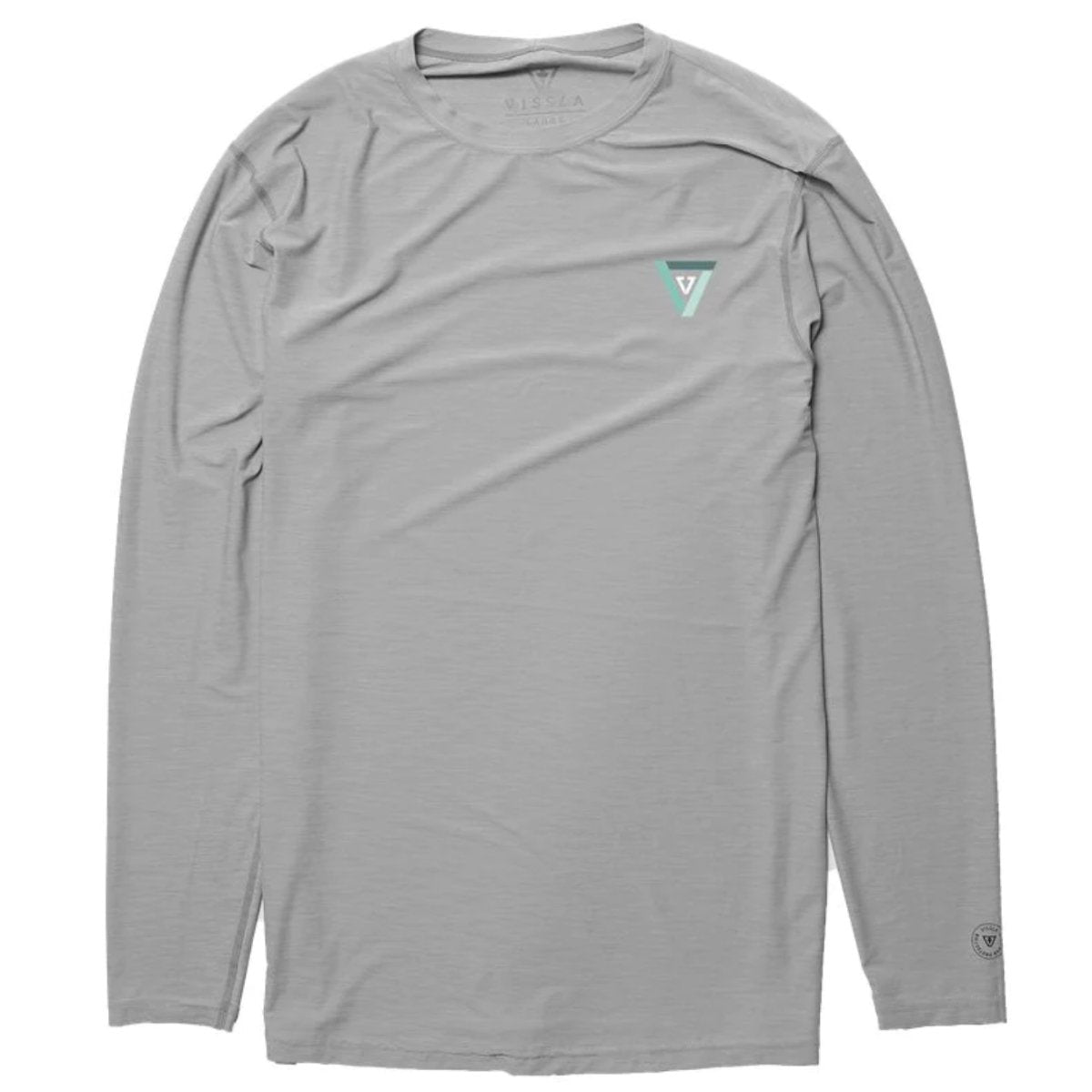 Vissla Twisted Long Sleeve in Grey Heather - BoardCo