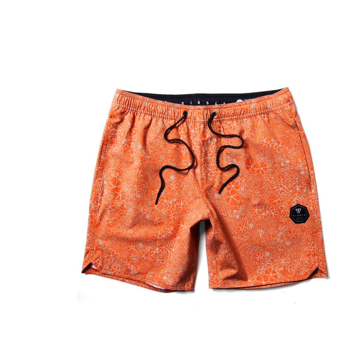 Vissla Wander 16.5" Ecolastic Boardshorts in Guava - BoardCo